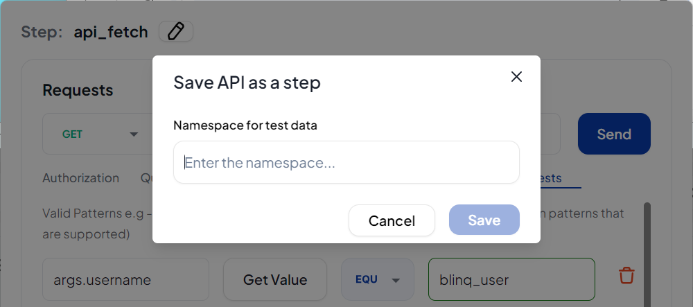 Save Step
