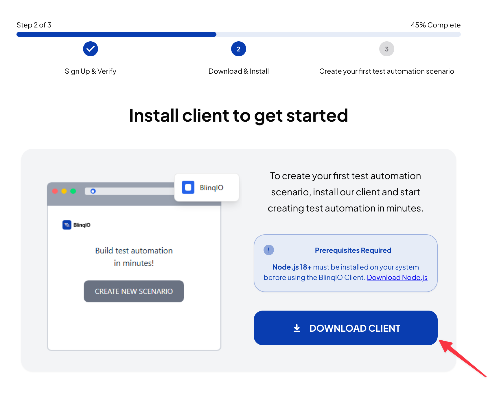 Download the BlinqIO Client