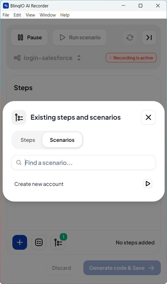 ai-rec-existing step