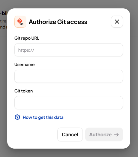authorize-git